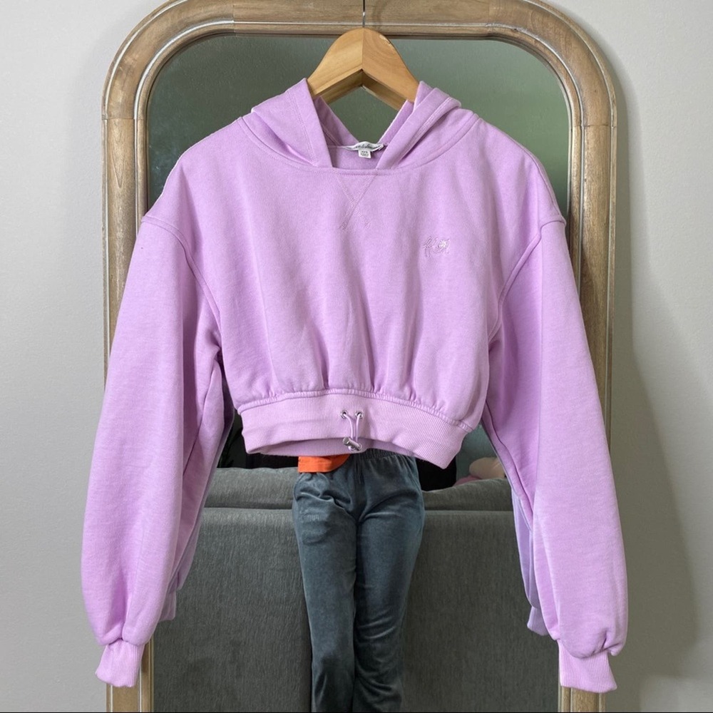 For Love & Lemons VS Josie Crop Hoodie Sweatshirt